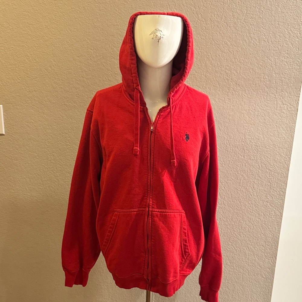 U.S. Polo Assn. Red Hoodie with Logo men’s size XL